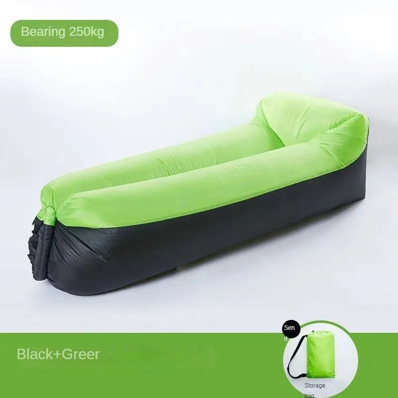 Airvana Aufblasbares Sofa Outdoor | Tragbare Luft-Couch für Camping & Strand | Mit Kopfstütze & 30h Haltbarkeit