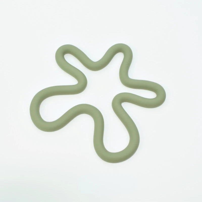 Silikon-Untersetzer HexaGrip | Geometrisches Design | Hitzebeständig & rutschfest | 16,5 cm | Für Töpfe, Tassen & Schüsseln