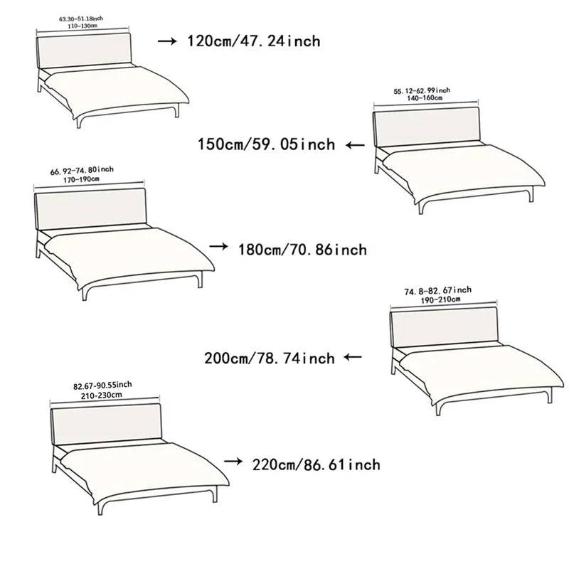 Kopfteilbezug SoftNest | Elastisch & Waschbar | Polyester | Schutz & Dekoration