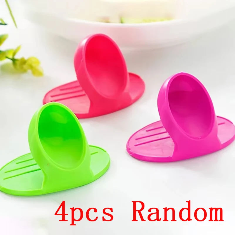 Silikon Fingerhitzeschutz HeatGrip MiniGlove | 2/10 Stück | Hitzebeständig & Rutschfest | Für Backofen & Mikrowelle | Küchenzubehör
