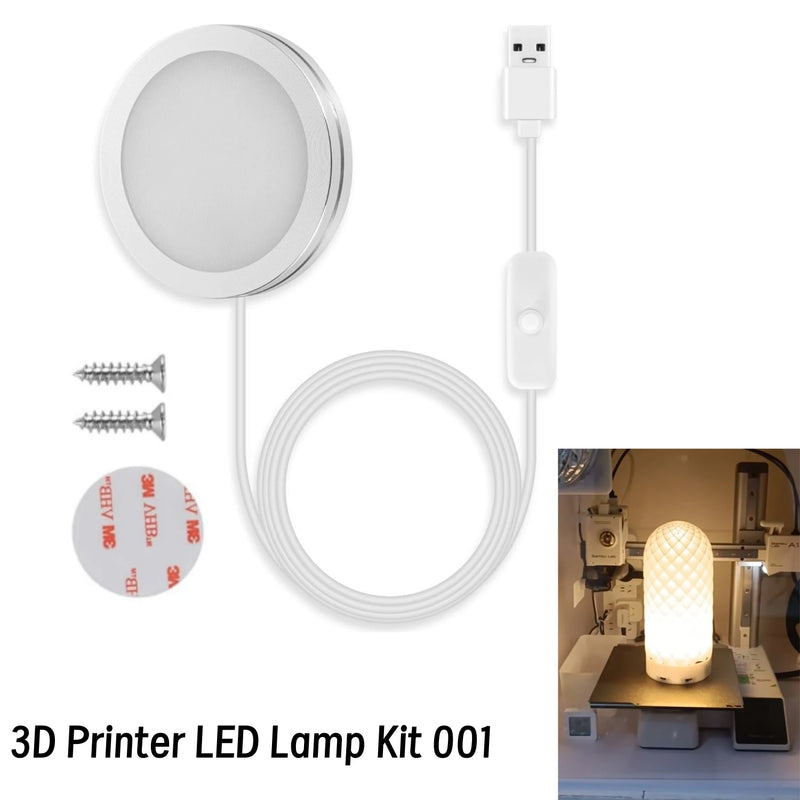 LumoForge LED Kit | Warmweißes LED-Lichtmodul für 3D-Drucker | Kompatibel mit BambuLab A1/A1 Mini, P1P/P1S, X1/X1C/X1E | 5V Energiesparende Beleuchtung