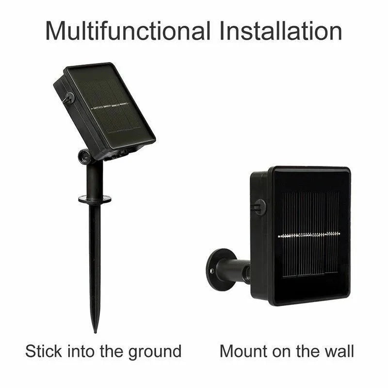 Solivara Solar Lichterkette Außen | 8 Leuchtmodi | IP65 Wasserdicht | Warmweiß & Bunt | 7 m / 12 m / 22 m