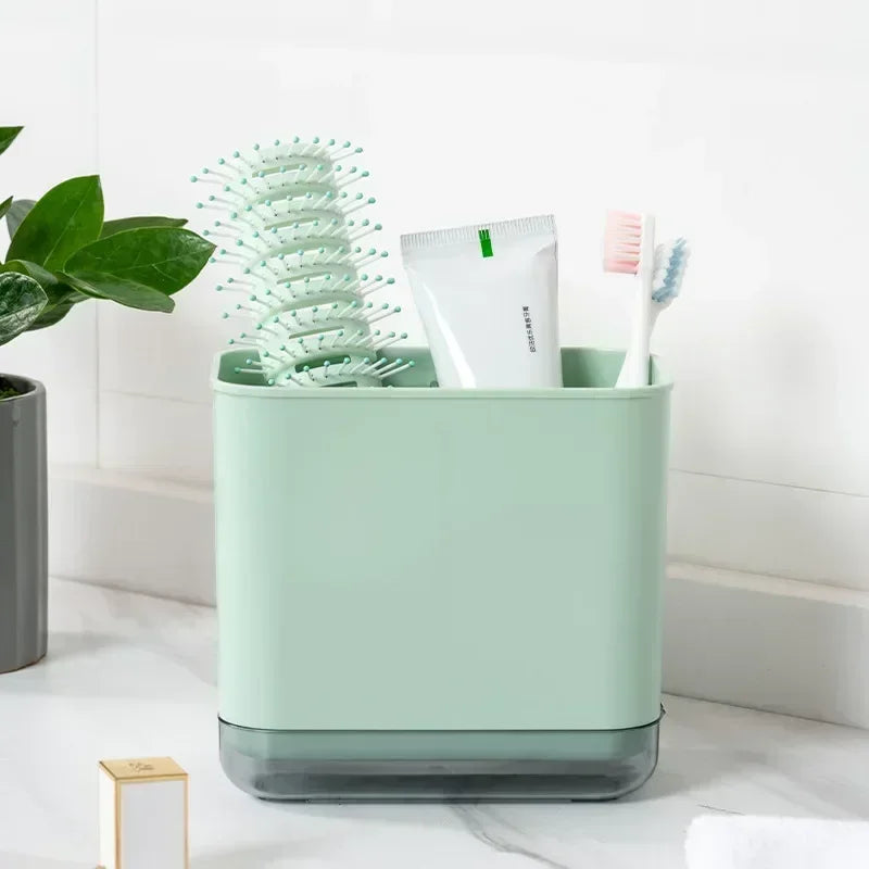 OrgaDry Geschirrabtropfgestell | 2- oder 3-Fächer | Küchen- & Bad-Organizer | Platzsparend