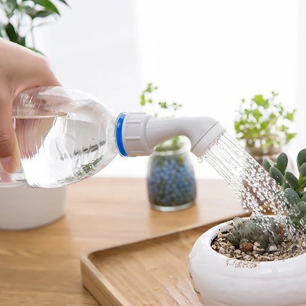 Florapour Pflanzenbewässerer für Flaschen | 2er-Set Gießaufsätze | Passend für 300 ml bis 3 L Flaschen | Feine & gezielte Bewässerung