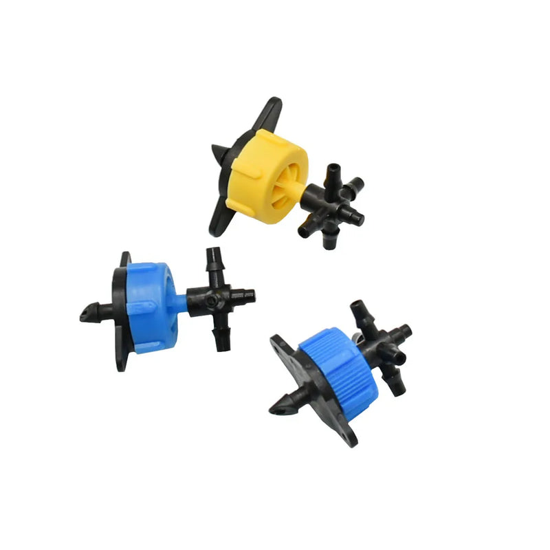IRRIFLEX Kreuz-Verbinder | 2-Wege-Pfeilanschluss | Für 3 mm & 5 mm Schläuche | Tropfbewässerungssysteme