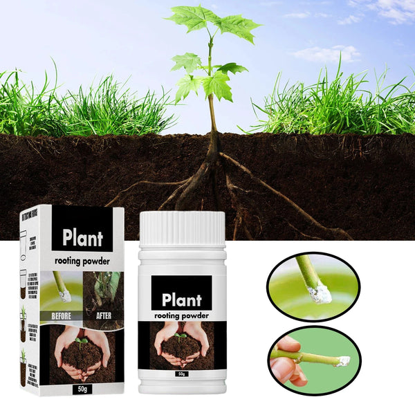 RootForce Bio | Wurzelpulver für Pflanzenwachstum & Hydrokultur | 50 g / 100 g | Schnelle Bewurzelung & Bodenaktivierung