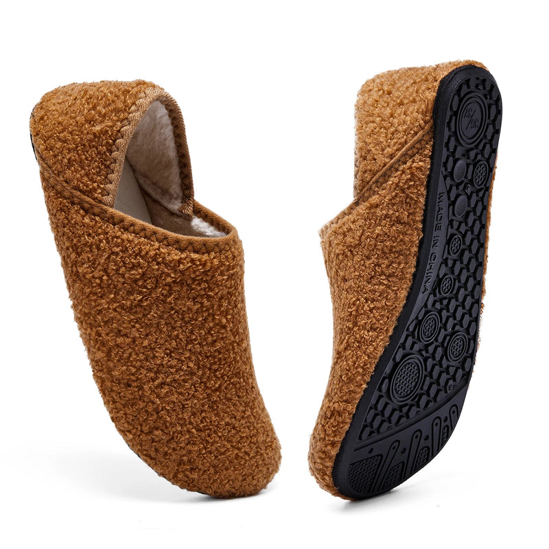 Kuschelige Hausschuhe aus Baumwolle | Flauschig & warm für Damen & Herren | Rutschfeste Sohle | Winter-Plüschpantoffeln | Velvoria