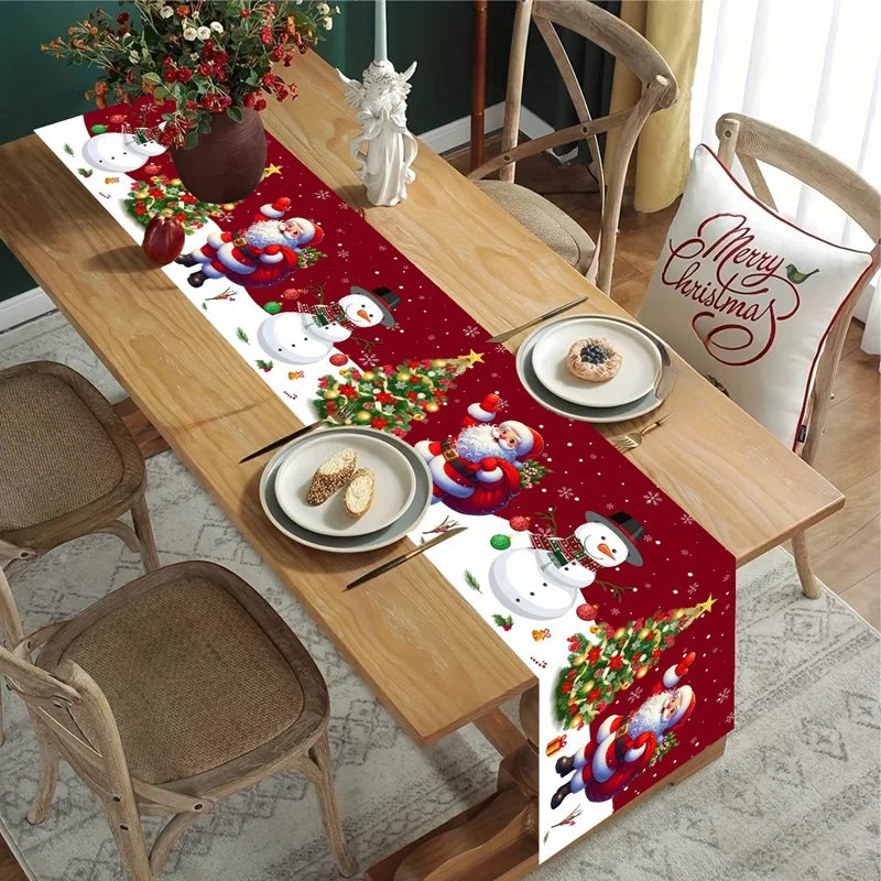 Weihnachts-Tischläufer Festivia | 180×35 cm | Elegant & Festlich | Tischdeko für Weihnachten & Neujahr 2025/2026