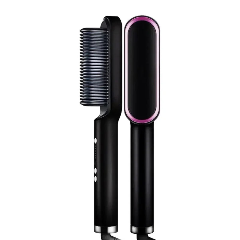 3-in-1 Ionen-Hitzekamm Stylera IonPro | Glättkamm, Glätteisen & Hot Comb | Antifrizz-Technologie | 30 cm | Profiqualität