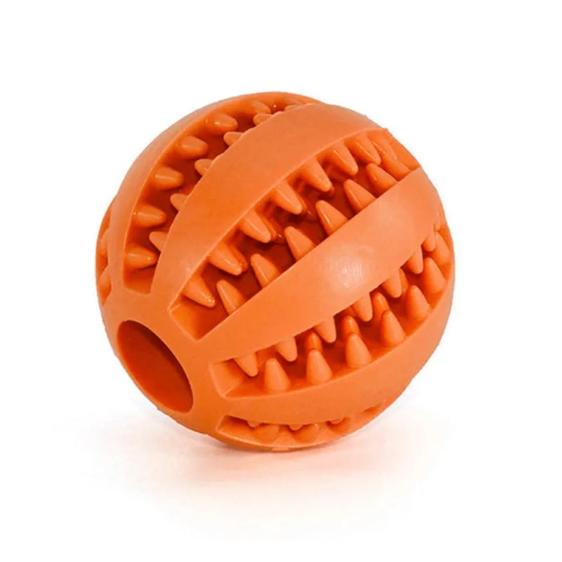 Hundespielball ChewPlay FlexiBall | Interaktives Gummispielzeug mit Futterfunktion | Zahnpflege & Kauspiel | Für kleine Hunde