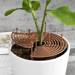PLANTSAFE Topfschutzgitter | Zuschneidbar & mit Befestigungsnägeln | Schutz vor Kindern, Haustieren & Schmutz – Ø19/30/52 cm