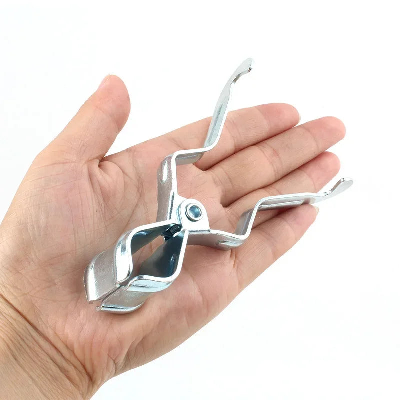 Metall-Klemme GripHook Pro | Rutschfeste Universalhalterung | Für Zeltstangen, Tische & Outdoor-Haken