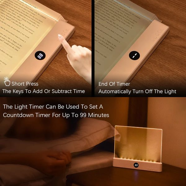 Lexora BookLight LED Leselampe Lesezeichen | Tragbar & Ultradünn | Nacht- & Reiseleuchte | USB 5V | ABS