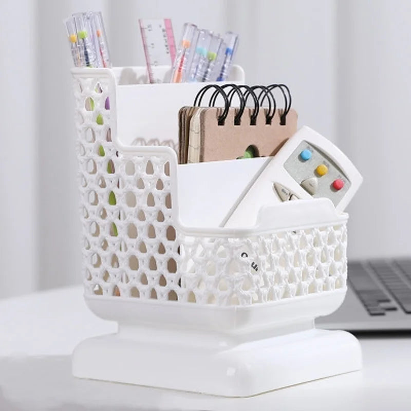 Clarova MiniBox osmetik- & Schreibtisch Organizer Box | Kunststoff | Für Make-up, Büro & Kleinteile | 16x11,5 cm
