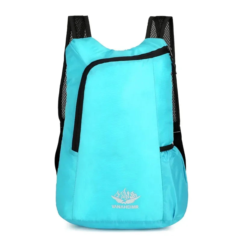 PackFold Air | Faltbarer Rucksack 20L | Ultraleicht & wasserdicht | Kompakt verstaubar | Für Reisen, Wandern & Alltag