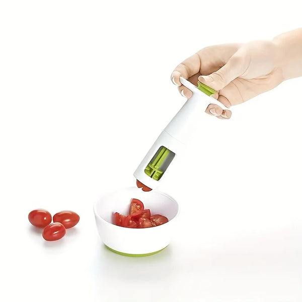 SliceBerry Multifunktionaler Traubenschneider | Für Obst & Kuchendekoration | Sicher & Schnell | Küchenzubehör