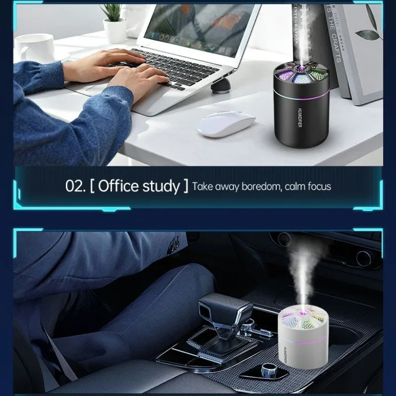 Aroma Diffuser AirGlow | 180 ml Wassertank | LED Stimmungslichter | Leise & Effizient