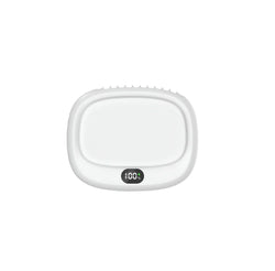 Brisano Halsventilator | Tragbar & Wiederaufladbar | 5 Geschwindigkeiten & LED-Anzeige | Leise Mini-Handventilator für Sommer & Reisen