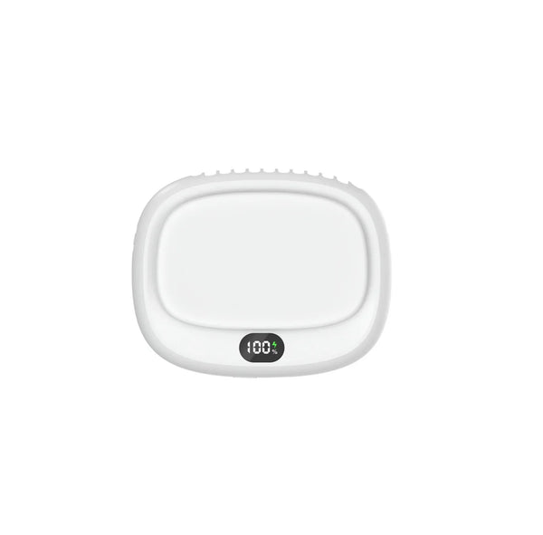 Brisano Halsventilator | Tragbar & Wiederaufladbar | 5 Geschwindigkeiten & LED-Anzeige | Leise Mini-Handventilator für Sommer & Reisen