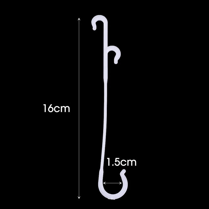 GrowHook J | Wiederverwendbare J-Haken für Tomaten & Kletterpflanzen | 9,5 cm / 13 cm / 16 cm | 1–100 Stück | Pflanzenhalter für Rankhilfe