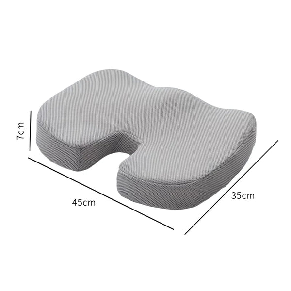 Ergonomisches Sitzkissen | Memory Foam | Abnehmbarer Bezug | Für Büro, Studium & Zuhause