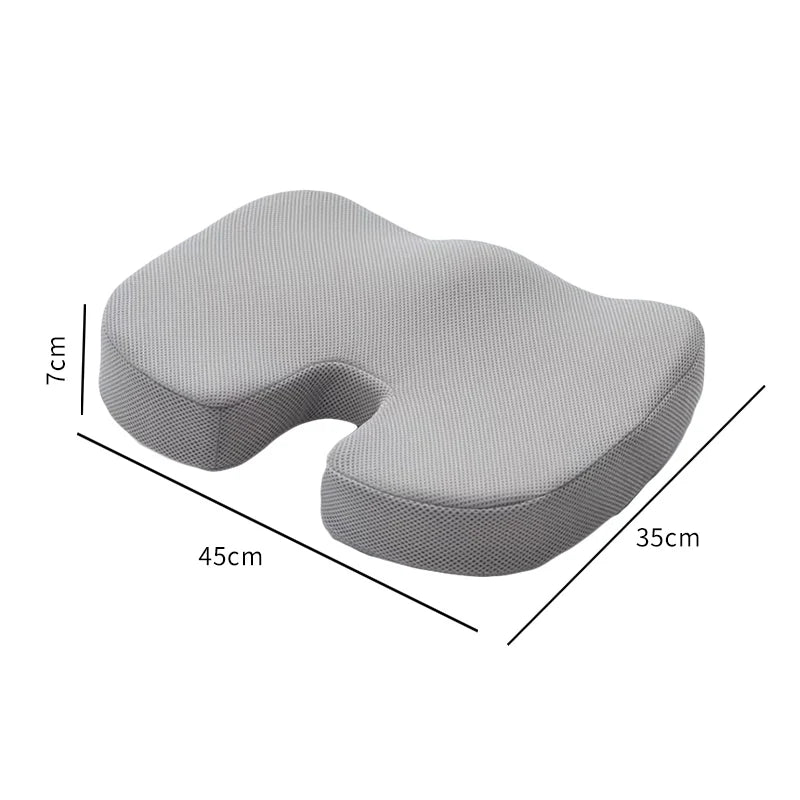 Ergonomisches Sitzkissen | Memory Foam | Abnehmbarer Bezug | Für Büro, Studium & Zuhause