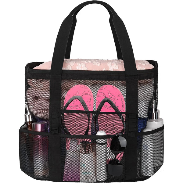 Solmara Strandtasche Damen XXL | Wasserdicht & Sandfrei | 9 Fächer | Ultraleicht & Faltbar