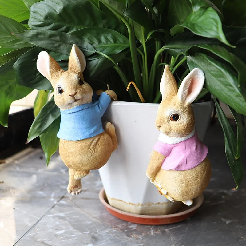 Gartenfigur Resin | Wetterfeste Deko | Für Innen & Außen | Vier Jahreszeiten
