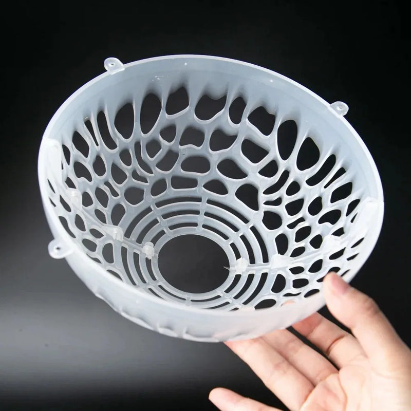 Aquaflora Pflanzenschutz-Abdeckung für Blumenerde | 15 × 7,5 cm | Für Wasserpflanzen & Orchideen | Abnehmbar & Wiederverwendbar
