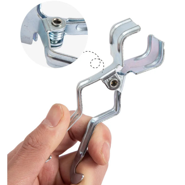 Metall-Klemme GripHook Pro | Rutschfeste Universalhalterung | Für Zeltstangen, Tische & Outdoor-Haken