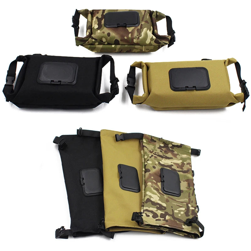 WipeGo Aufhängbare Feuchttücher-Tasche | Aus Oxford-Gewebe | Tragbarer Spender für Outdoor & Küche | 24 × 14 cm
