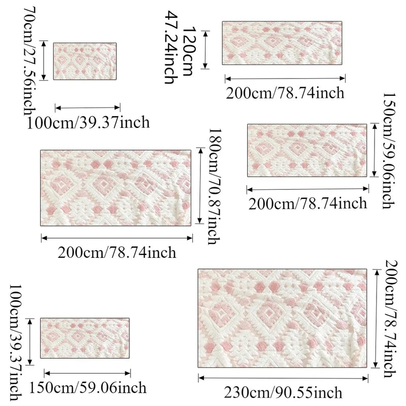 Vellunia | Kuscheldecke aus Imitationswolle | Beidseitig weiches Jacquard & Samt | Maschinenwaschbar & Wärmend | Luxus-Wohndecke für Sofa, Bett & Büro
