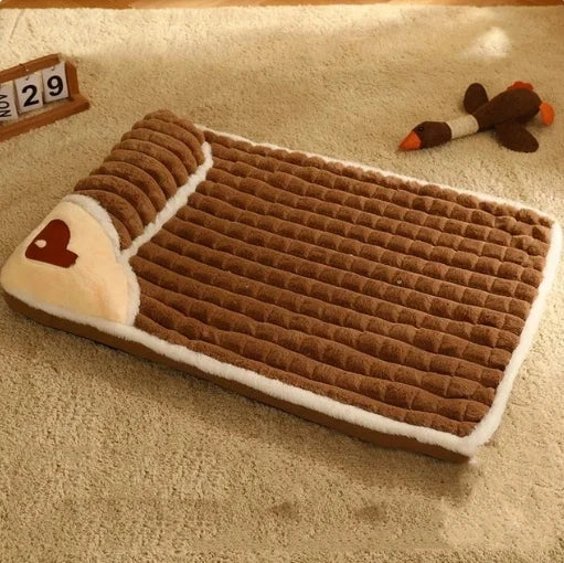 PAWSOMNIA Orthopädisches Hundebett | Abnehmbarer Bezug & Waschbar | Memory Foam | Für Hunde & Katzen