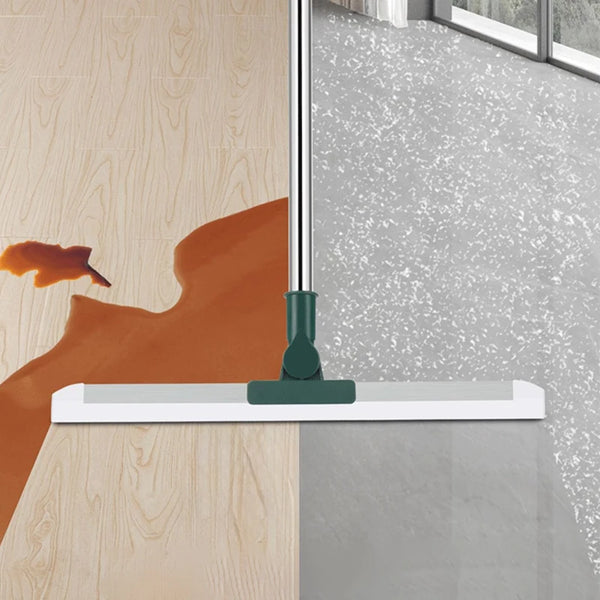 Flexiva Teleskop Reinigungsbürste mit Silikonlippe | 180° Schwenkbar | Für Böden, Fenster & Bad