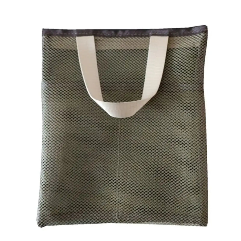 Dusch- & Strandtasche Netz | Atmungsaktiv & Schnell Trocknend | Outdoor Kulturbeutel | 23×20 cm