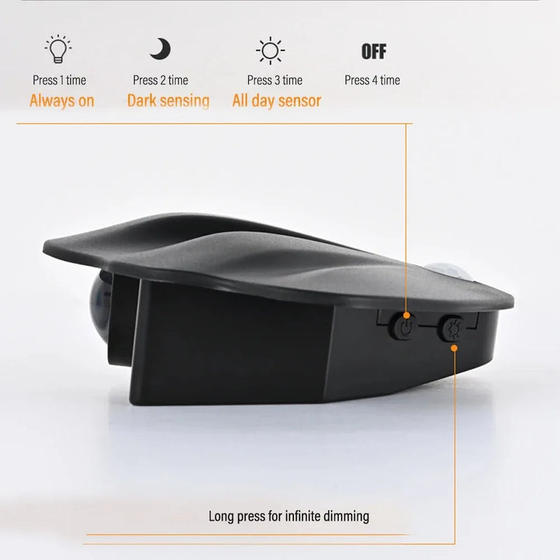 LED-Sensorleuchte LightSense Pro | 3 m Reichweite | 3 Lichtfarben | Magnetisch & Wiederaufladbar