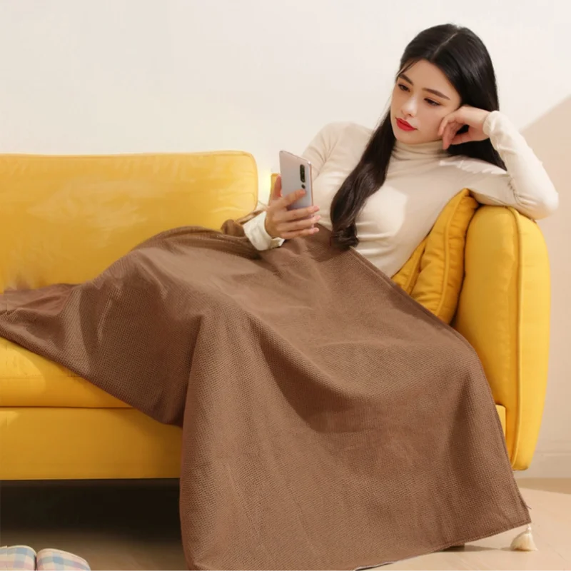 CozyTherm Wear USB-Heizdecke zum Tragen | 150 × 85 cm | 3 Temperaturstufen | Maschinenwaschbar & Tragbar