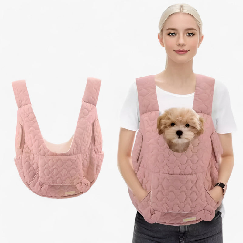 Pawrello Haustier Tragetasche bis 10 kg | Wetterfest & Komfortabel | Für Katzen & Kleine Hunde | Mit Ergonomischen Trägern