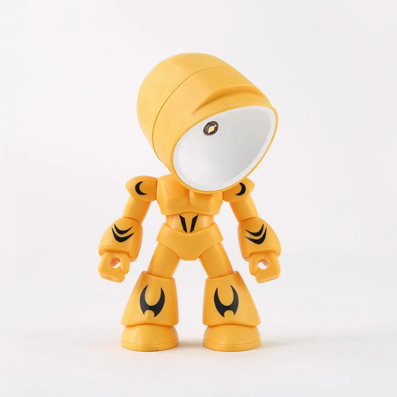 Lumipo Mini-Tischlampe | Cartoon-Design & Faltbar | Warmes LED-Licht | Batteriebetrieben | 9,5×5,7 cm