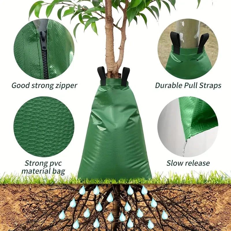 Baumbewässerungssack AquaTree 20 | 75L Fassungsvermögen | Wiederverwendbar & Langzeit-Bewässerung | Für Garten & Landschaftspflege