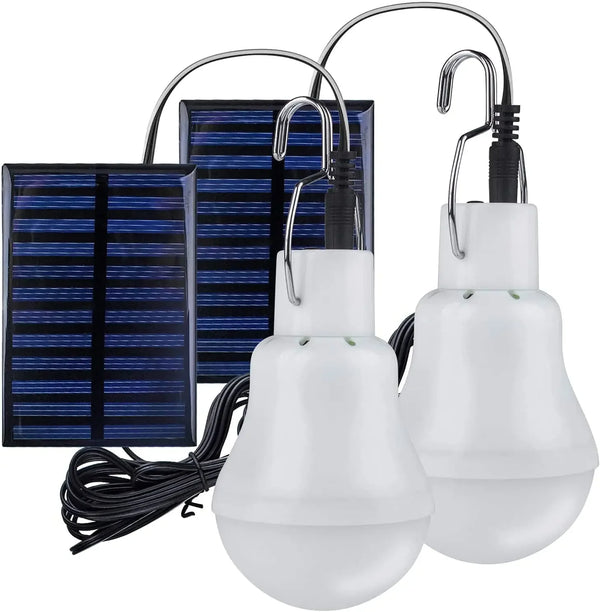 Solar-LED-Lampe LumiCamp Pro | Aufladbar via USB & Solar | Wasserdicht IP55 | Tragbare Notlichtlösung mit Dimmfunktion