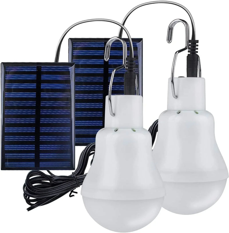 Solar-LED-Lampe LumiCamp Pro | Aufladbar via USB & Solar | Wasserdicht IP55 | Tragbare Notlichtlösung mit Dimmfunktion
