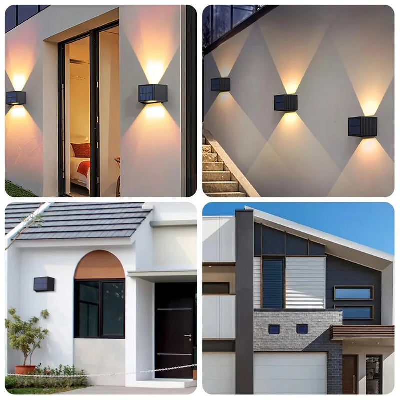 Solar Wandleuchte SolaraBeam Flex | Warmweiß | IP65 Wasserdicht | Verstellbarer Lichtwinkel