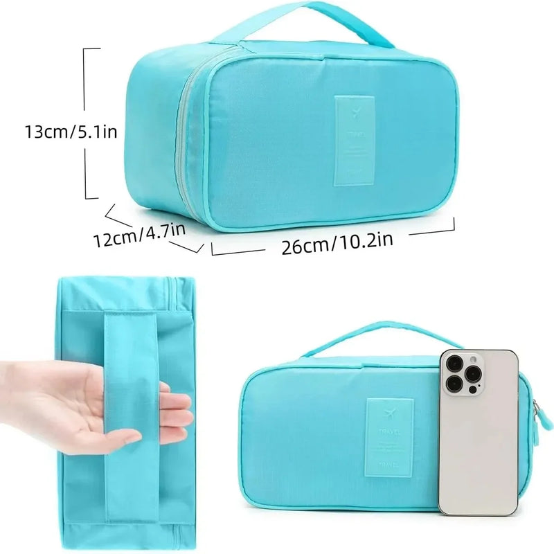 PackLina Reiseorganizer | BH- & Unterwäsche-Tasche | Multifunktional & Tragbar | Für Kosmetik & Accessoires