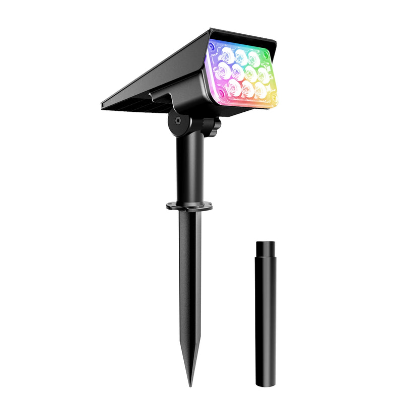 Solarstrahler LumoSolar | 3000K/6000K/RGB | IP65 Wasserdicht | Garten- & Wegbeleuchtung