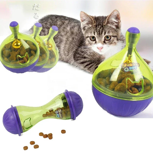 Intelligentes Snackspielzeug SnackiRoll Smart | Mit Glocke & Sichtfenster | Futterspender & Bewegungsspiel | ABS & PC-Kunststoff
