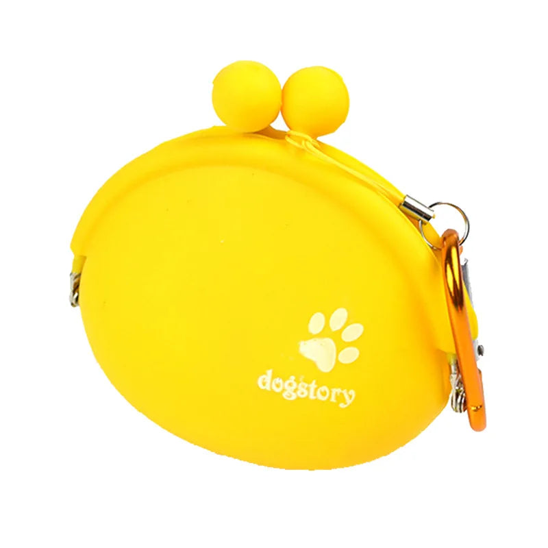 Treatico Silikon-Leckerlibeutel für Hunde | Mit Clip & Klettverschluss | Für Training, Spaziergang & Reisen | 9 × 9,5 cm
