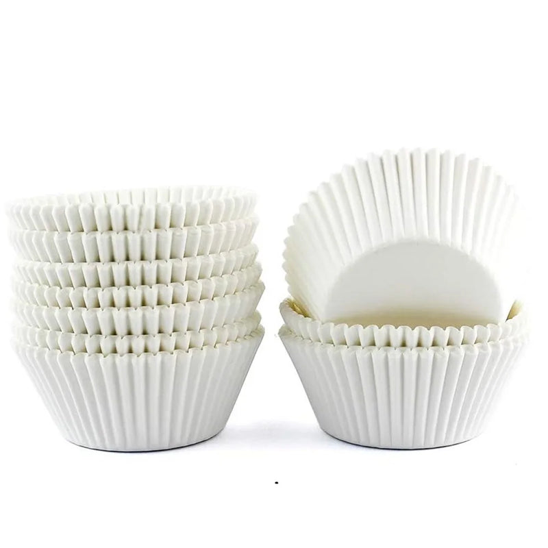 Cupcake Papierförmchen BakePure 200er Set | Antihaft & Faltenfrei | Für Muffins & Cupcakes | Ofen- & Mikrowellengeeignet | Lebensmittelecht