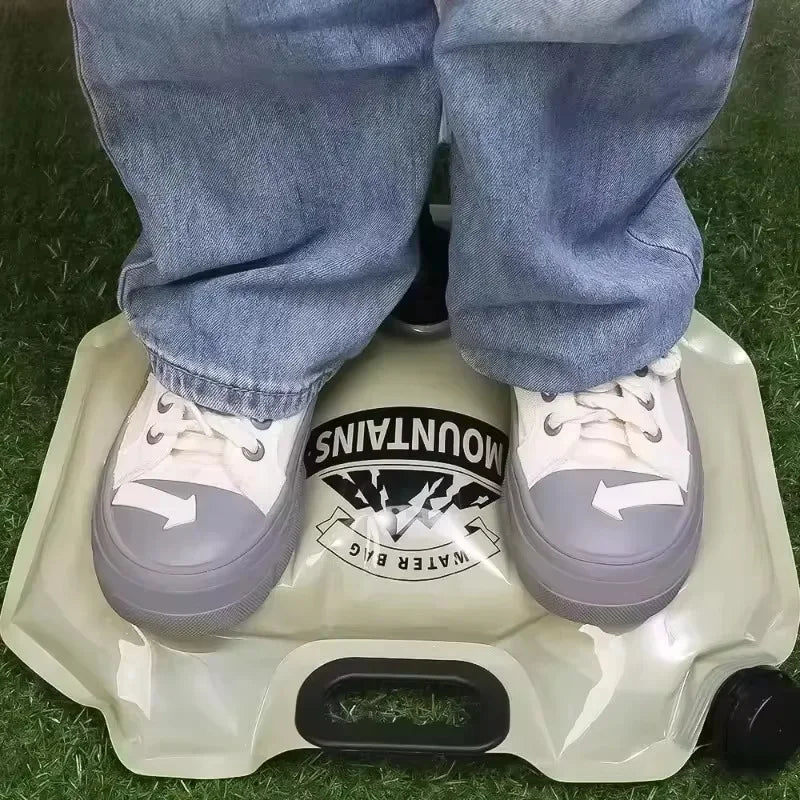 HydraPakx Faltbare Wassertragetasche 8 L | Mit Griff & Ausgießer | Für Camping, Wandern & Outdoor