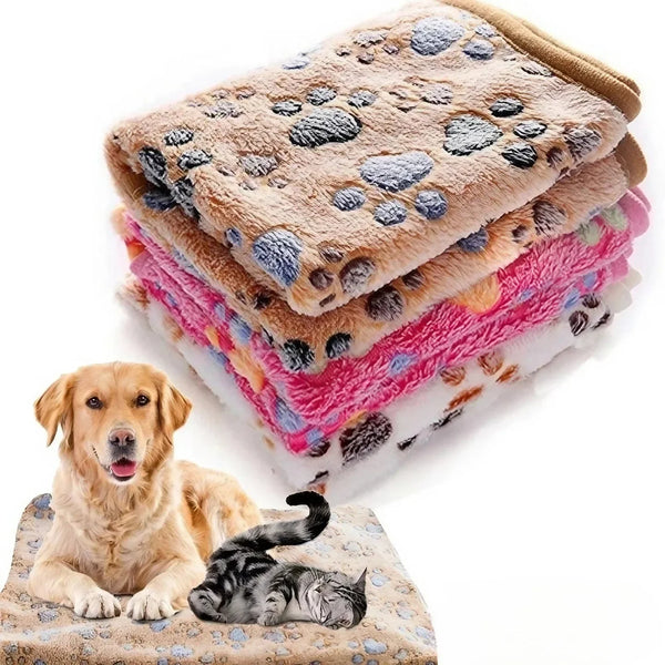 PawFleece Comfort Haustierdecke aus Korallenfleece | Extra Weich & Waschbar | 3 Größen | Für Hund & Katze